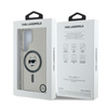 Karl Lagerfeld Button Choupette Head Printed Logo MagSafe - Etui Samsung Galaxy S25 Ultra (czarny) (KLHMS25LHLSCHK)