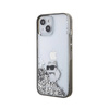 Karl Lagerfeld Liquid Glitter Choupette - Etui iPhone 15 (przezroczysty) (KLHCP15SLKCNSK)