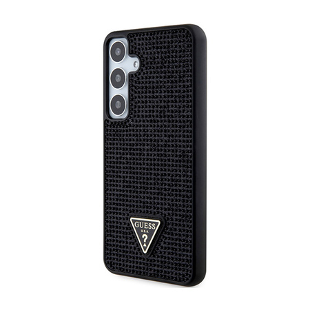 Guess Rhinestone Triangle - Etui Samsung Galaxy S24+ (czarny) (GUHCS24MHDGPPK)