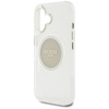 Guess IML Metal Colored Circle Classic Logo MagSafe - Etui do iPhone 16 (szary) (GUHMP16SHTDRCEDG)