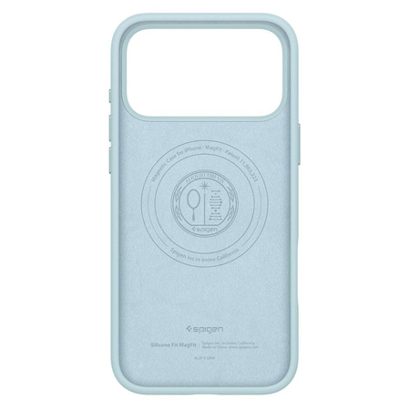 Spigen Silicone Fit Mag MagSafe - Etui do iPhone 17 Pro (Mute Blue) (ACS10338)