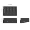 Orico Stacja klonująca 4*SATA 3,5" 2,5" SSD HDD USB-B 5Gbps (6648US3-C-V1-EU-BK)