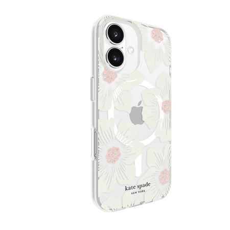 Kate Spade New York Protective MagSafe - Etui iPhone 16 (Hollyhock Floral) (KS054344)