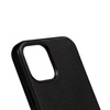 Crong Essential Cover Magnetic - Etui ze skóry iPhone 12 Pro Max MagSafe (czarny) (CRG-ESSM-IP1267-BLK)