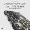Case-Mate Floral Gems - Etui Samsung Galaxy S24+ (Gold) (CM053434)