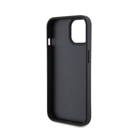 Ferrari Twist Metal Logo - Etui iPhone 15 (czarny) (FEHCP15SPTWK)