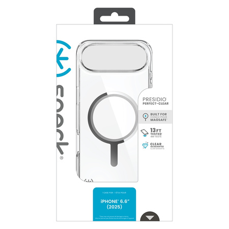 Speck Presidio Perfect Clear MagSafe - Etui iPhone Air (Clear / Silver) (150963-3240)