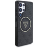 Guess 4G Glitter Triangle Buttons MagSafe - Etui do Samsung Galaxy S25 Ultra (czarny) (GUHMS25LHG4PRTGK)