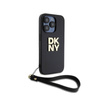 DKNY Wrist Strap Stock Logo - Etui iPhone 15 Pro (czarny) (DKHCP15LPBSWSK)
