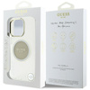 Guess IML Metal Colored Circle Classic Logo MagSafe - Etui do iPhone 16 Pro (szary) (GUHMP16LHTDRCEDG)