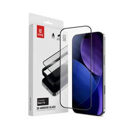 Crong 3D Armour Glass - Szkło hartowane iPhone Air + ramka instalacyjna (CRG3DAGIP1766A)