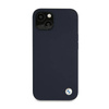 BMW Silicone Signature Logo - Etui iPhone 13 mini (granatowy) (BMHCP13SSILNA)