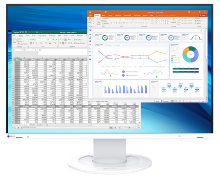 EIZO FlexScan EV2410R-WT - monitor 24,1", 1920 x 1200, FullHD, 16:10, (biały) (EV2410R-WT)