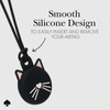 Kate Spade New York Holder - Etui ochronne brelok do Apple AirTag (Black Cat) (KS055462)