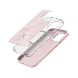 Crong Color Cover LUX Magnetic - Etui iPhone 15 Pro Max MagSafe (różowy) (CRG-COLRLM-IP1567P-PNK)