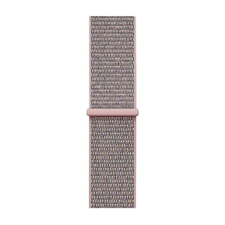 Crong Nylon - Pasek sportowy do Apple Watch 38/40/41/42 mm (Light Pink) (CRG-40NLB-ROSE)