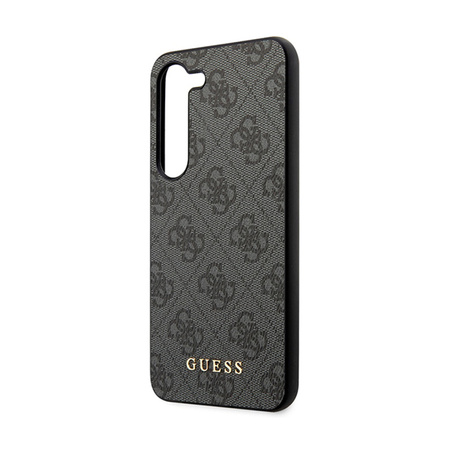 Guess 4G Metal Gold Logo - Etui Samsung Galaxy S24+ (czarny) (GUHCS24MG4GFGR)