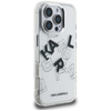 Karl Lagerfeld IML Sketched Graphic - Etui iPhone 16 Pro (przezroczysty) (KLHCP16LHMLGFCH)