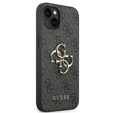 Guess 4G Big Metal Logo - Etui iPhone 14 (szary) (GUHCP14S4GMGGR)