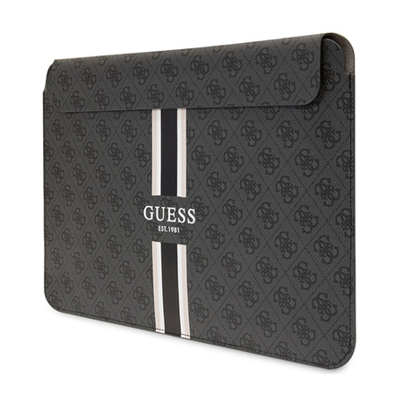 Guess 4G Printed Stripes Computer Sleeve - Etui na notebooka 14" (Czarny) (GUCS14P4RPSK)