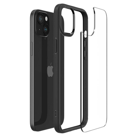 Spigen Ultra Hybrid - Etui do iPhone 15 (Matte Black) (ACS06799)