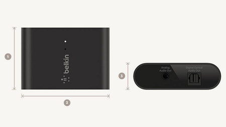 Belkin SoundForm Connect AirPlay2 Adapter (AUZ002VFBK)
