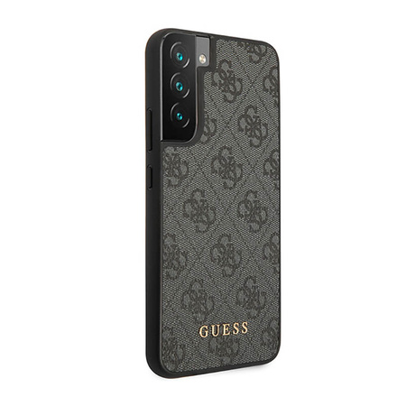 Guess 4G Metal Logo - Etui Samsung Galaxy S23 (szary) (GUHCS23SG4GFGR)