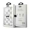 Karl Lagerfeld IML Choupette Head & Monogram - Etui iPhone 15 / 14 / 13 (przezroczysty) (KLHCP15SHKLPCHT)
