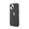 Karl Lagerfeld IML Ikonik MagSafe - Etui iPhone 15 (czarny) (KLHMP15SHFCKNOK)