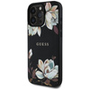 Guess Grained Printed Flower Pattern MagSafe - Etui do iPhone 16 Pro (czarny) (GUHMP16LPGNMPLMK)