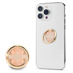 Guess Ring Stand Paisley - Magnetyczny uchwyt na palec do telefonu (Gold) (GURSHHFLG)