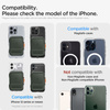 Spigen Lock Fit MagSafe - Portfel magnetyczny (Military Green) (AFA08528)