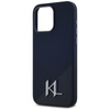 Karl Lagerfeld Silicone Shadow Metal Initial MagSafe - Etui do iPhone 15 Pro Max (czarny) (KLHMP15XSCMKMPCK)