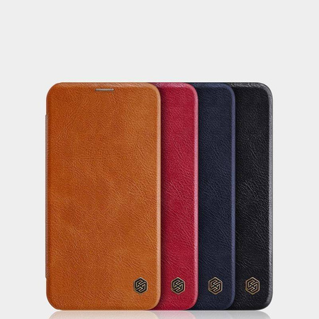 Nillkin Qin Leather Case - Etui Apple iPhone 12 Pro Max (Brown) (IP67-01675)