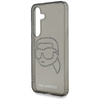 Karl Lagerfeld Rhinestones Karl Head Logo - Etui Samsung Galaxy S25 (czarny) (KLHCS25SHKHDCELK)