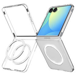 Spigen Airskin Mag MagSafe - Etui do Samsung Galaxy Z Flip 7 (Clear/White) (ACS09556)