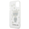 Karl Lagerfeld Iconic Karl Flower - Etui iPhone 13 Mini (przezroczysty) (KLHCP13SHFLT)