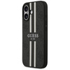 Guess 4G Printed Stripes MagSafe - Etui iPhone 17 (czarny) (GUHMP17SP4RPSK)