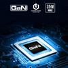 Crong Ultra Compact GaN - Ładowarka sieciowa 2x USB-C 35W PD 3.0 z PPS (czarny) (CRG-GNCC35-BLK)