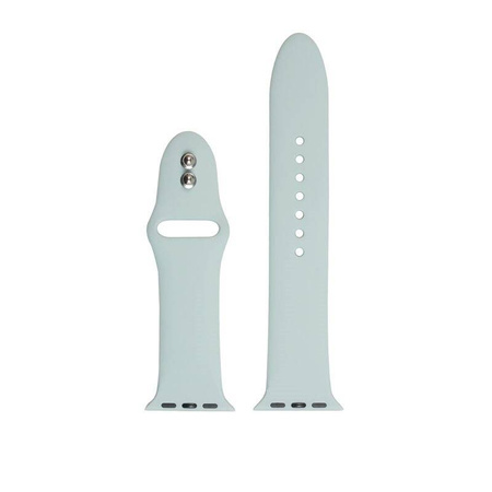 Crong Liquid - Pasek do Apple Watch 44/45/46/49 mm (miętowy) (CRG-44LQB-GRN)