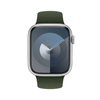 Crong Liquid - Pasek do Apple Watch 38/40/41/42 mm (zielony) (CRG-40LQB-OLV)