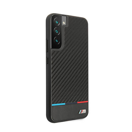 BMW M Collection Triangles - Etui Samsung Galaxy S22+ (czarny) (BMHCS22MPUCARTCBK)