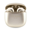 Guess True Wireless Script Logo BT5.3 - Słuchawki TWS + etui ładujące (złoty) (GUTWST26PSD)
