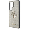 Guess Fixed Glitter Big 4G Metal Logo - Etui do Samsung Galaxy S25 Ultra (złoty) (GUHCS25LHG4SGD)