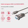 Unitek Kabel szeregowy USB-A na RS232 (DB9F) (Y-1105D01)