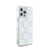 DKNY Liquid Glitter Multilogo - Etui iPhone 15 Pro Max (biały) (DKHCP15XLCPEPT)