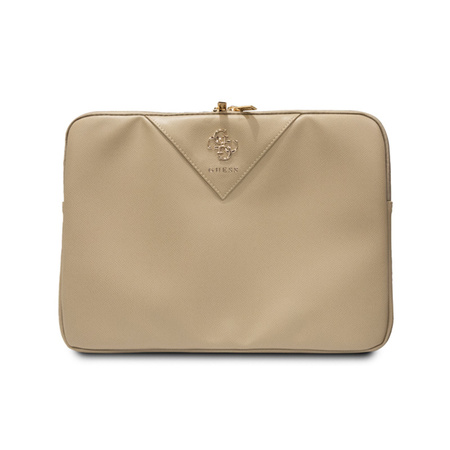 Guess Triangle 4G Sleeve - Etui na notebooka 13" / 14" (złoty) (GUCS14ZPGSTEGD)