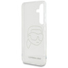 Karl Lagerfeld Rhinestones Karl Head Logo - Etui Samsung Galaxy S25 (przezroczysty) (KLHCS25SHKHDCELT)