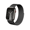 Crong Milano Steel - Pasek ze stali nierdzewnej do Apple Watch 44/45/46/49 mm (grafitowy) (CRG44MSTGRP)