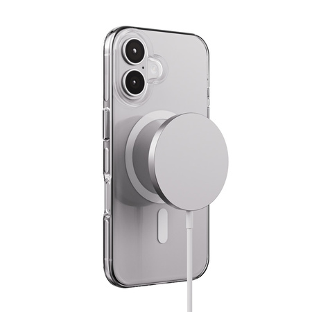 Crong Clear MAG Pro - Etui iPhone 16 MagSafe (przezroczysty) (CRGCLRMPIP1661WHT)